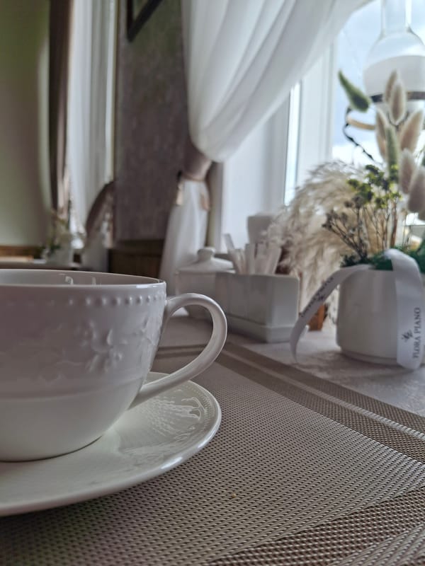 Morning domestic moments captured in Sarapul home