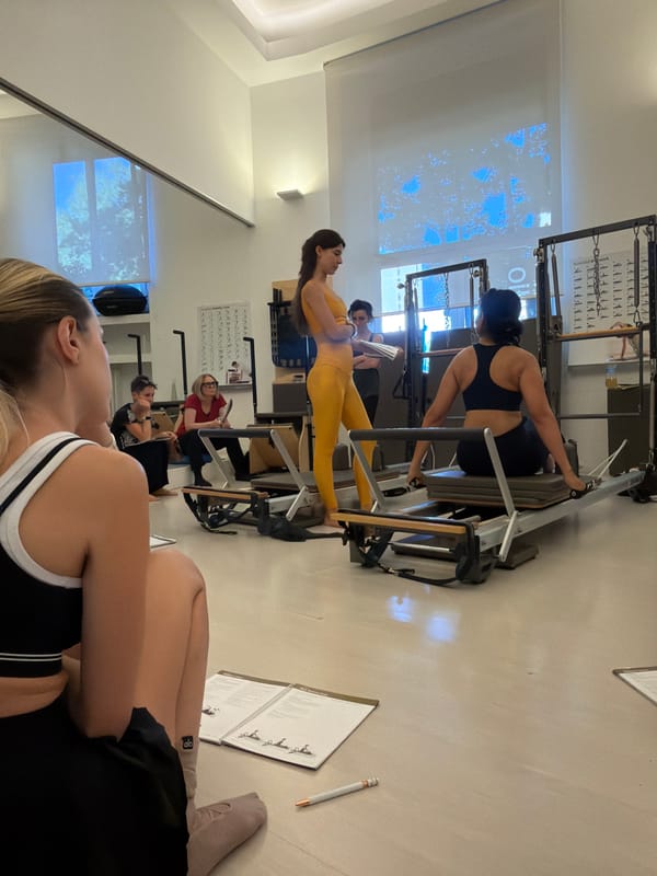 Pilates Class in Session at Milan Studio