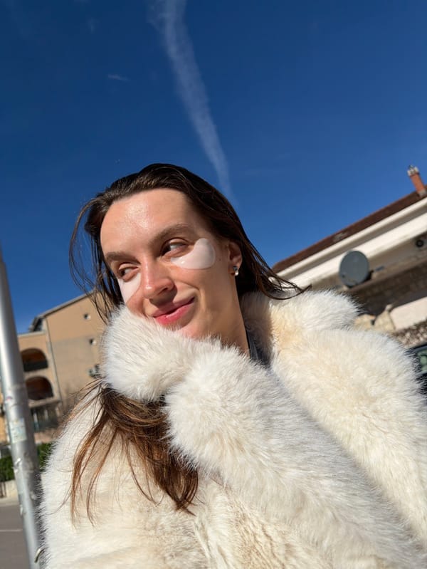 Woman with flower crown documented around Budva, Montenegro