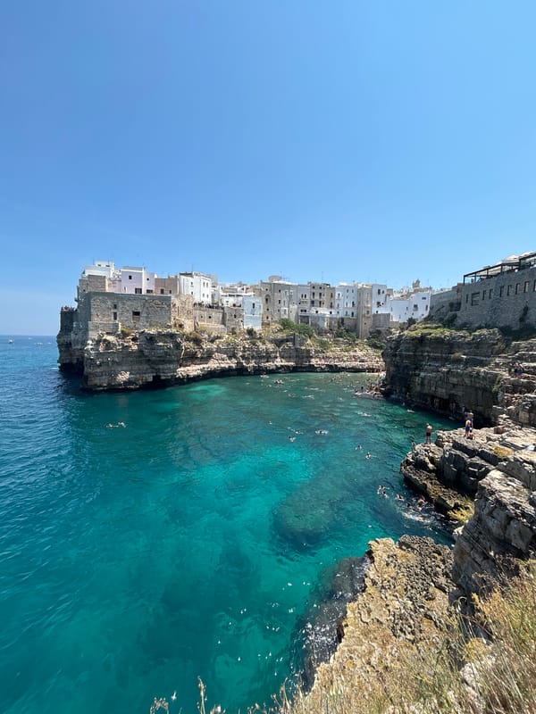 Polignano a Mare: cliffs, crowds, and Volare's hometown