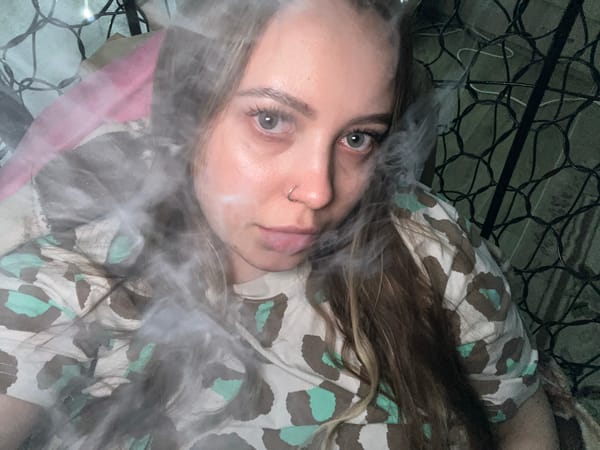 Woman documents casual moments in series of selfies
