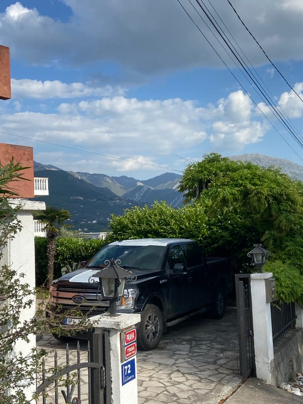Ford F-150 spotted parked in Bar, Montenegro driveway
