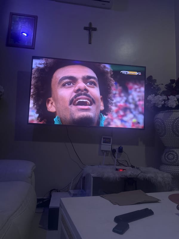 Watching Portugal vs Uzbekistan live in a Dar es Salaam living room