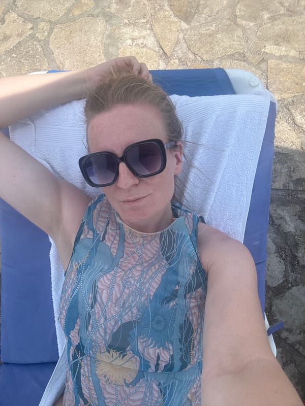Sunny beach day on the Adriatic coast, Montenegro