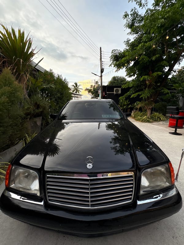 Black Mercedes spotted in Baan Bang Rak, Thailand