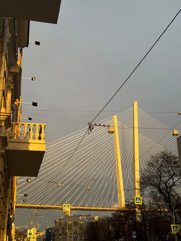 Zolotoy Bridge photographed from unusual angle in Vladivostok