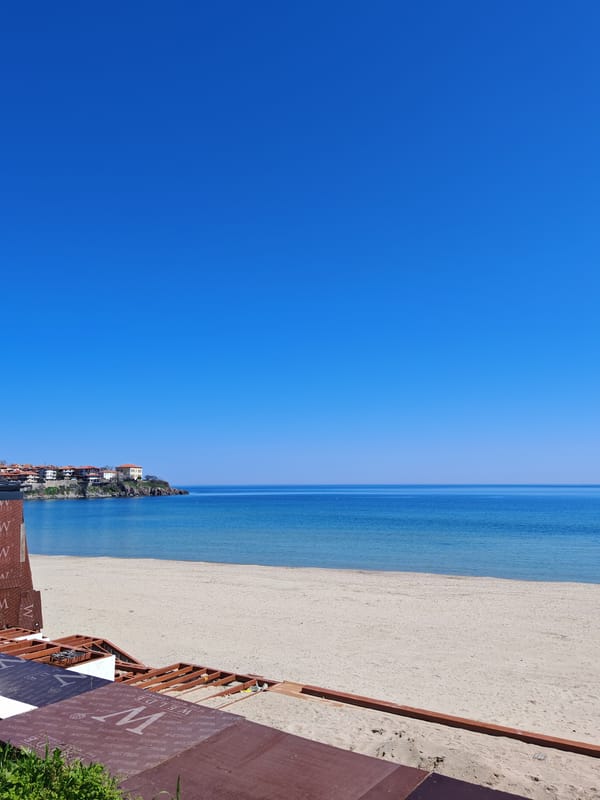 Clear skies, calm waters observed in Sozopol, Bulgaria