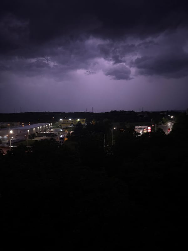 Lightning storm strikes Pleven, Bulgaria on May 11