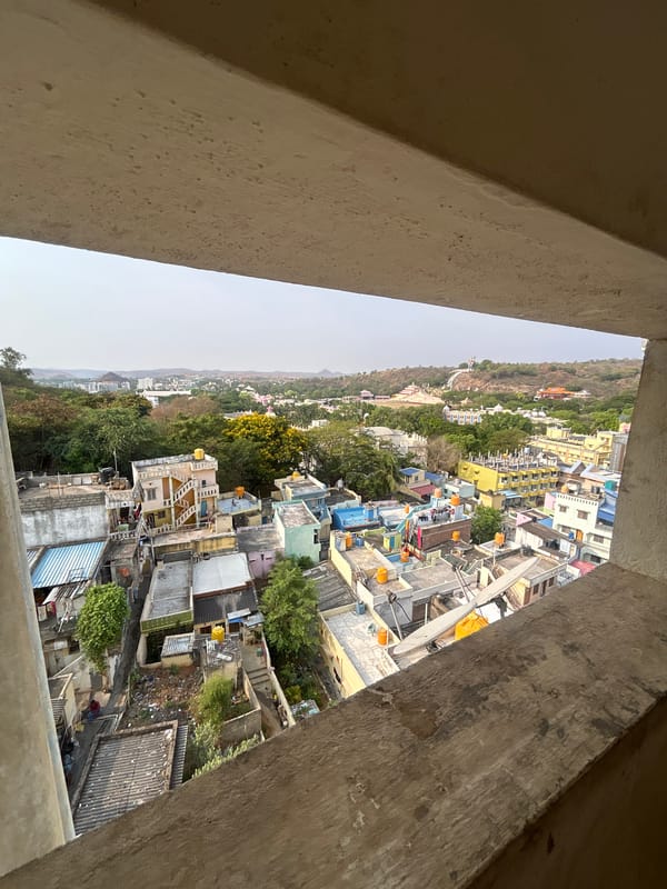 Late night scenes documented across Puttaparthi, India