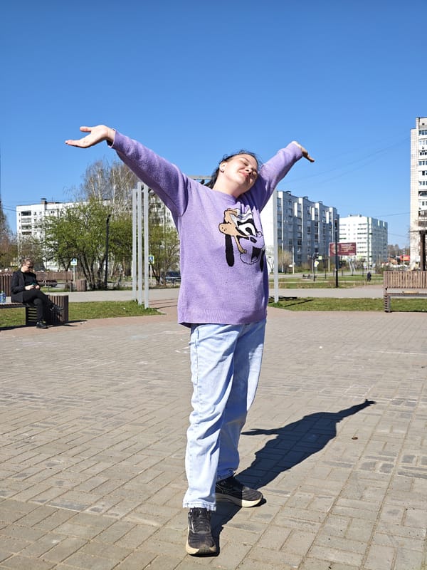Families enjoy spring morning activities across Chaikovsky, Russia