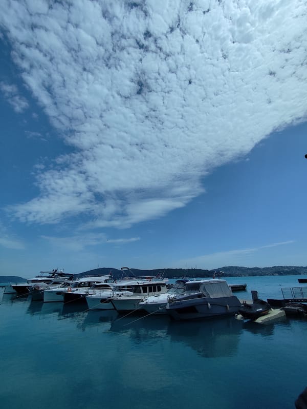 Morning marina scenes documented in Sarıyer, Turkey waterfront district