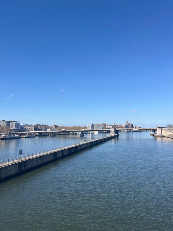 Maas River and Sint Servaasbrug captured in Maastricht views