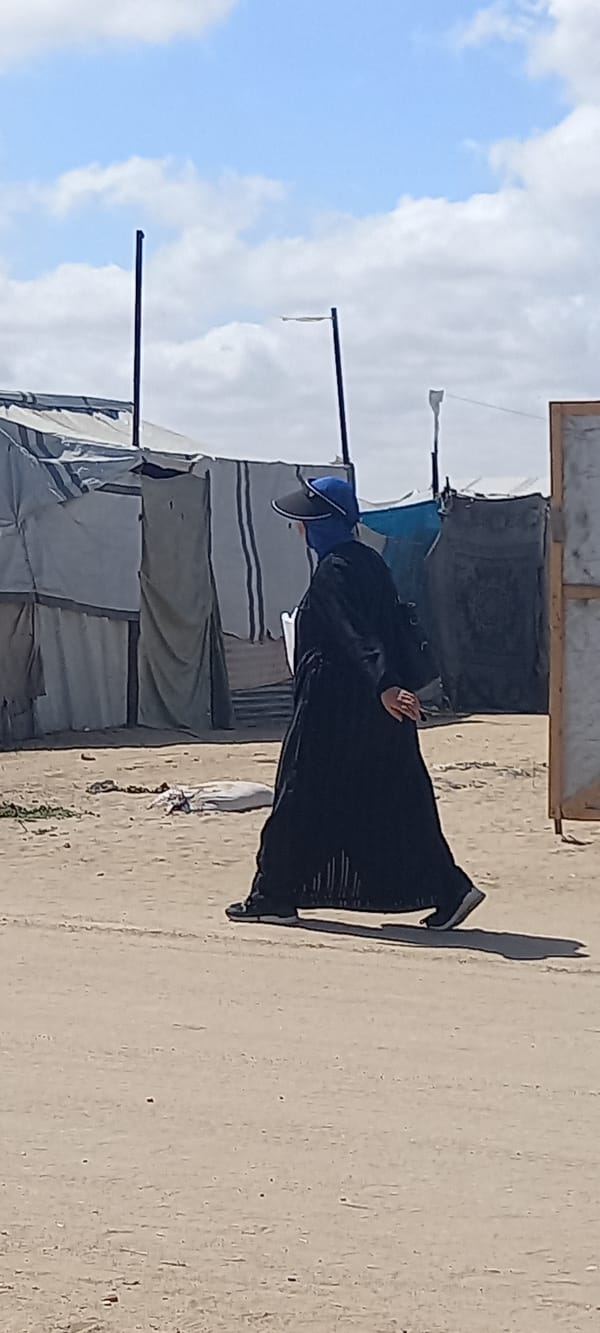 Morning life documented in Khan Yunis displacement camps