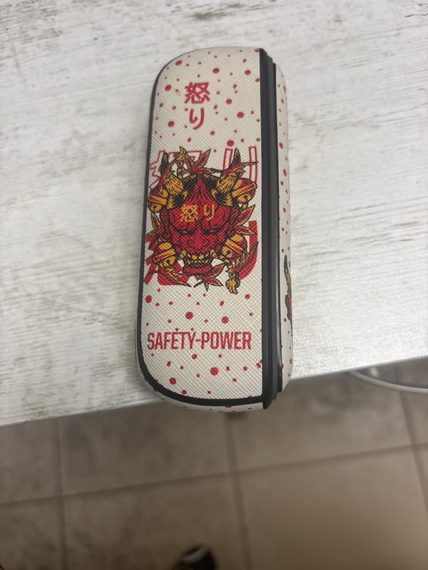 Japanese-themed glasses case spotted in Sofia