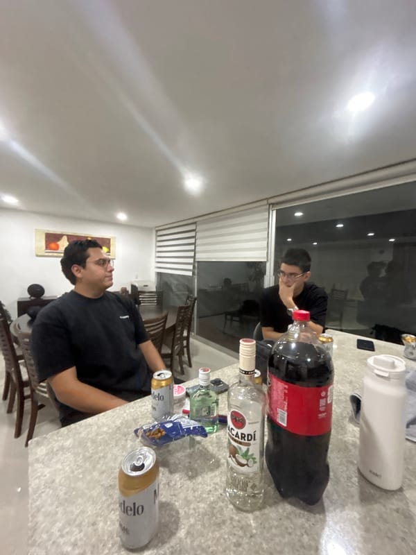 Late-night social gathering observed in Santa Clara Ocoyucan, Mexico