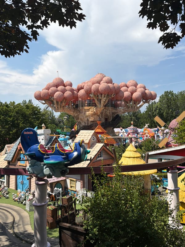 Afternoon at Gardaland: rides, carousels, and themed attractions