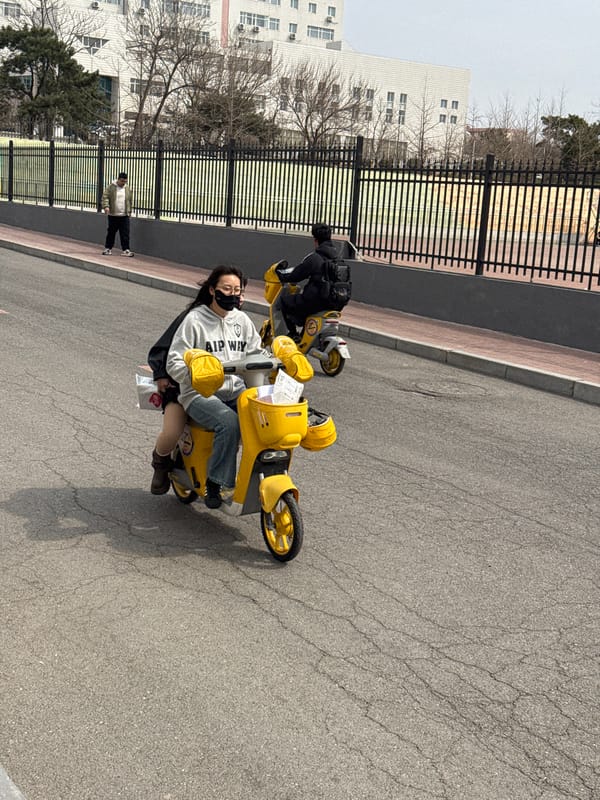 Late-night street life captured in Zhongtun, China