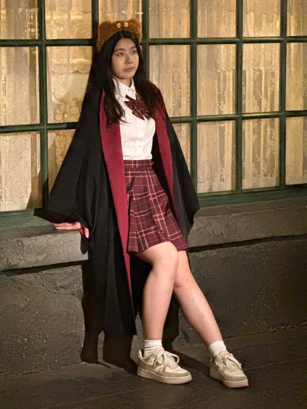 Harry Potter themed park attracts nighttime crowds in Beijing