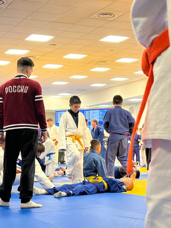 Late-night martial arts training session held in Krasnoyarsk facility