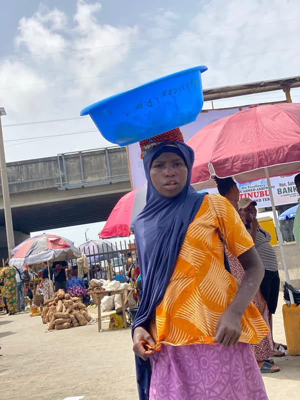 Morning street life documented across Lagos area Nigeria
