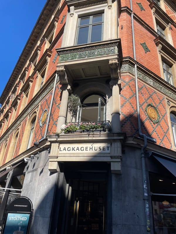 Flower markets and brick facades on a Copenhagen afternoon