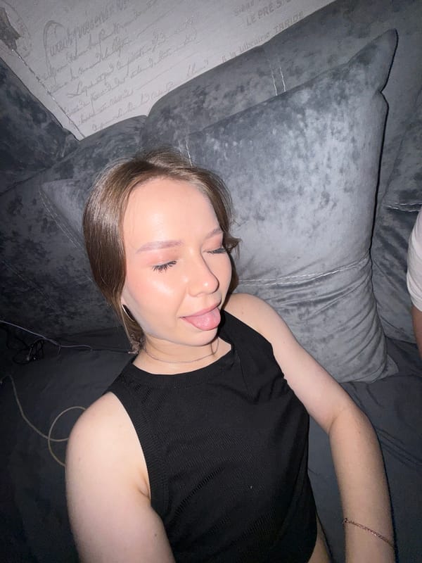 Low-key evening hangout on a sofa in Chaikovsky