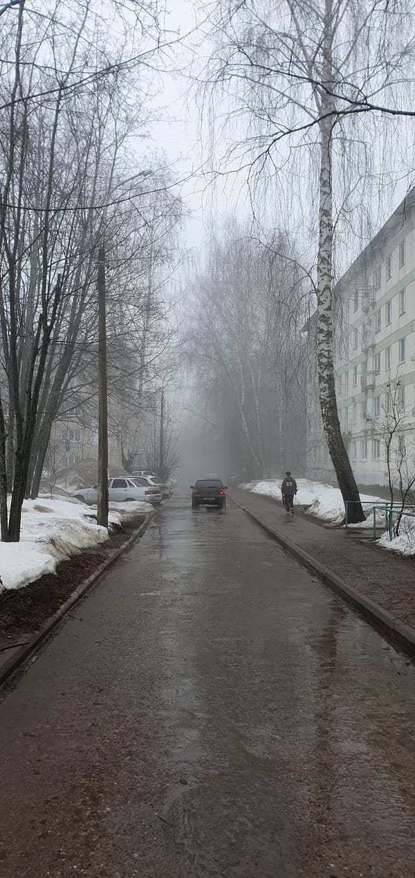 Spring day scenes captured in Chaikovsky, Russia