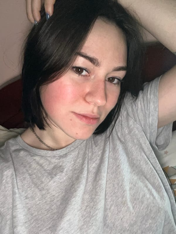 Woman documents evening routine in Odesa apartment