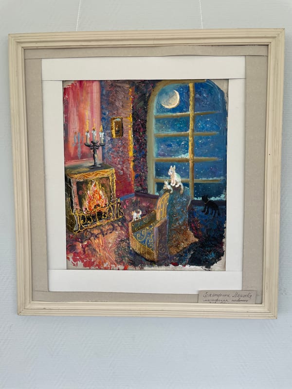 Afternoon visit to a Perm gallery, paintings and gardens