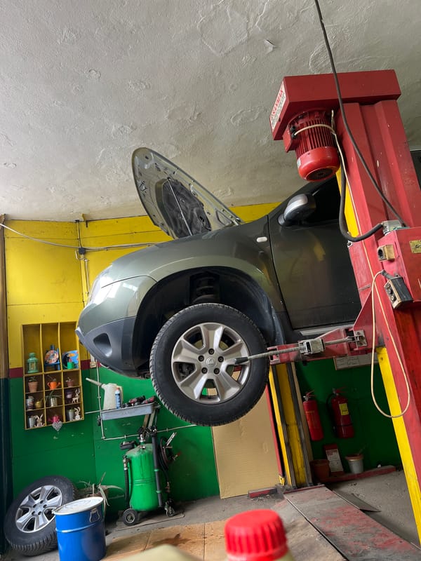 Car serviced at Plovdiv garage