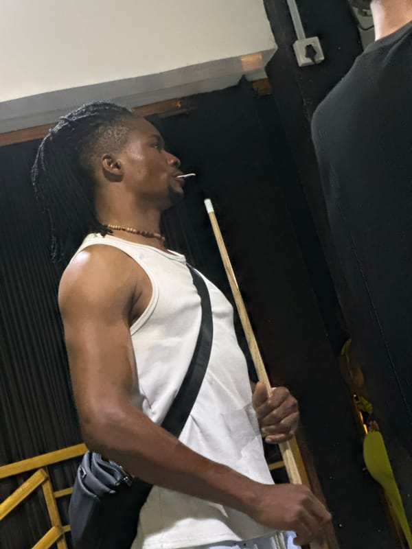 Evening snooker game and social gathering in Asaba-Ogwashi