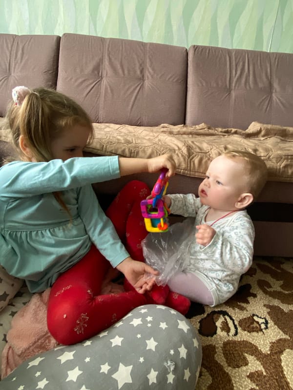 Family moments with young children documented in Фоки, Russia