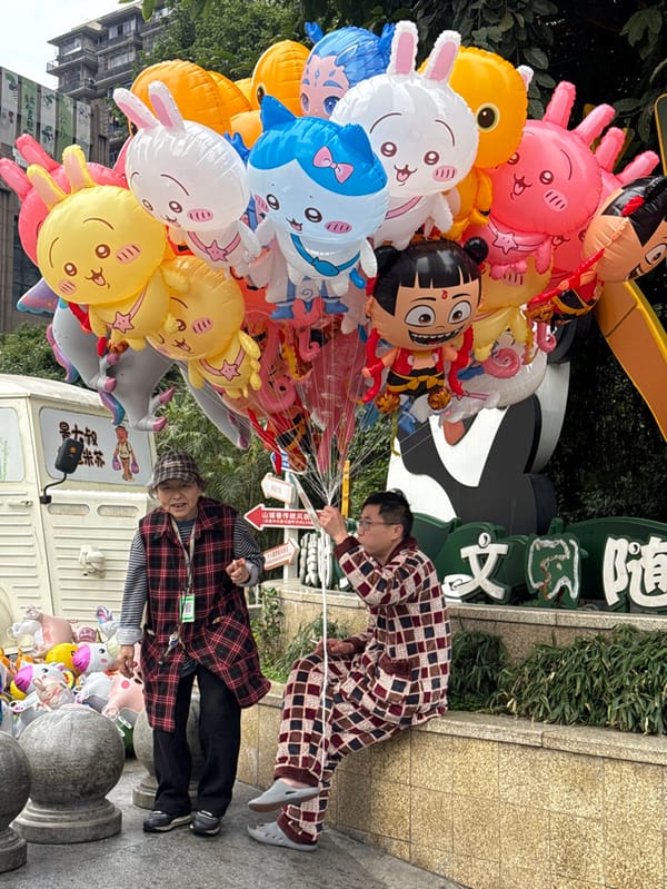 Daily street life unfolds in Chongqing's Yuzhong District