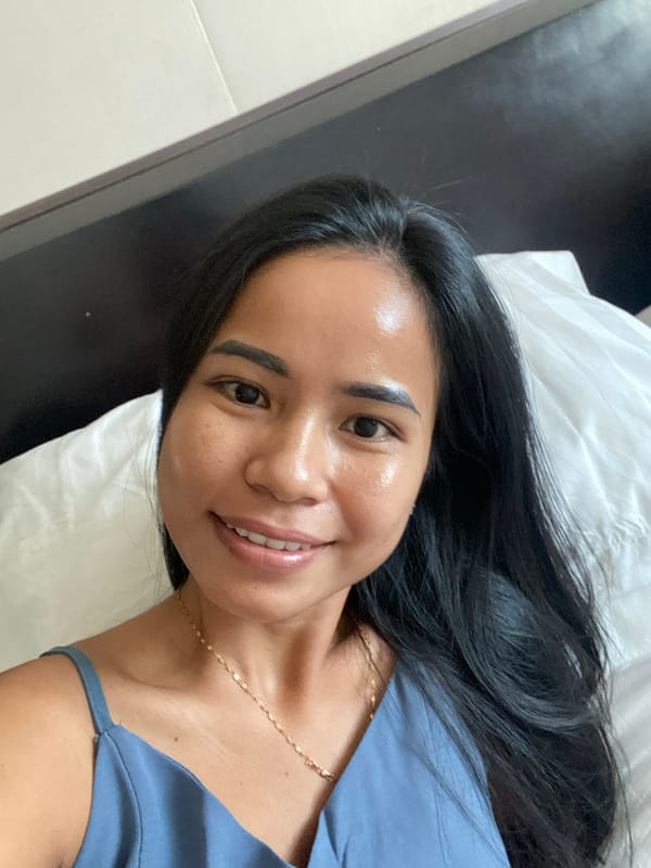 Woman photographed in casual indoor poses in North Kuta
