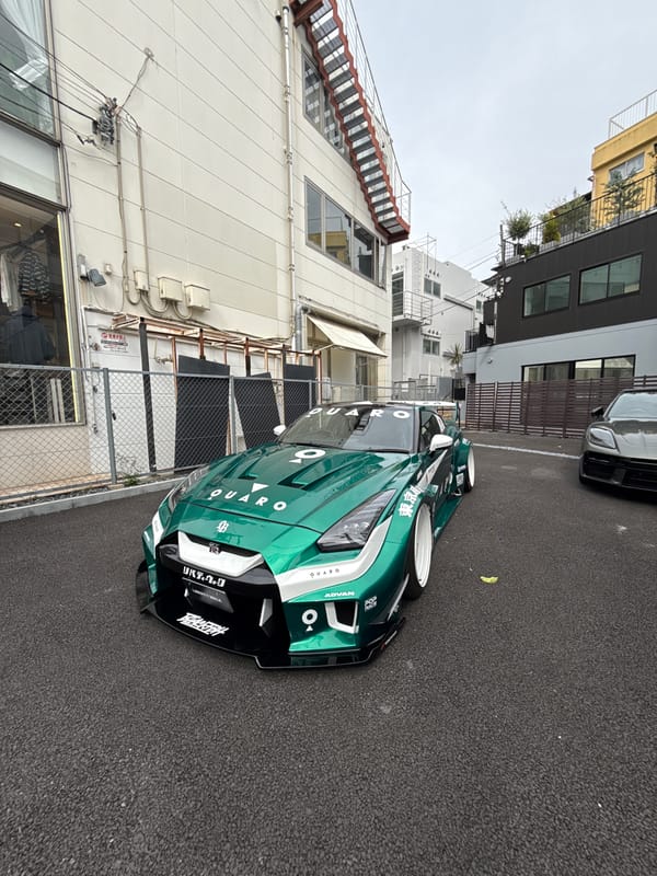 Liberty Walk car show and Ralph's Coffee spotted in Shibuya