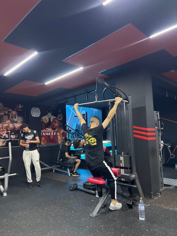 Evening fitness activity recorded at M'Diq gym