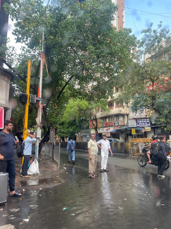 Dadar's wet streets buzz with monsoon-season market activity