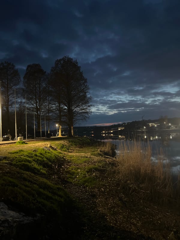 Dusk waterfront scenes captured in Nikolovo, Bulgaria