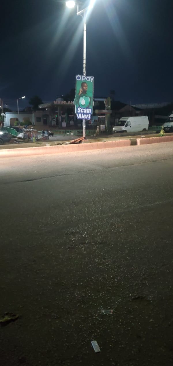 Nighttime street scenes documented in Jos-Gura Top area, Nigeria
