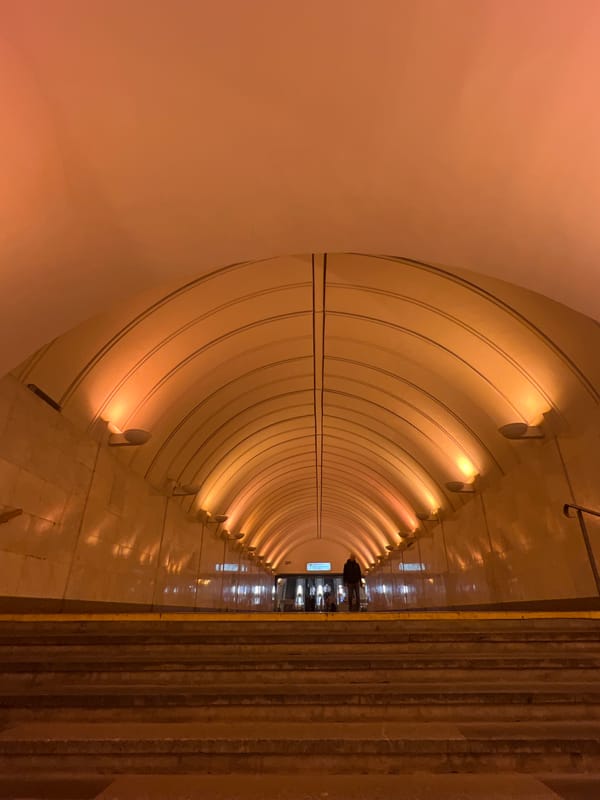 Moscow architectural tour captures Metro stations, Orthodox church details