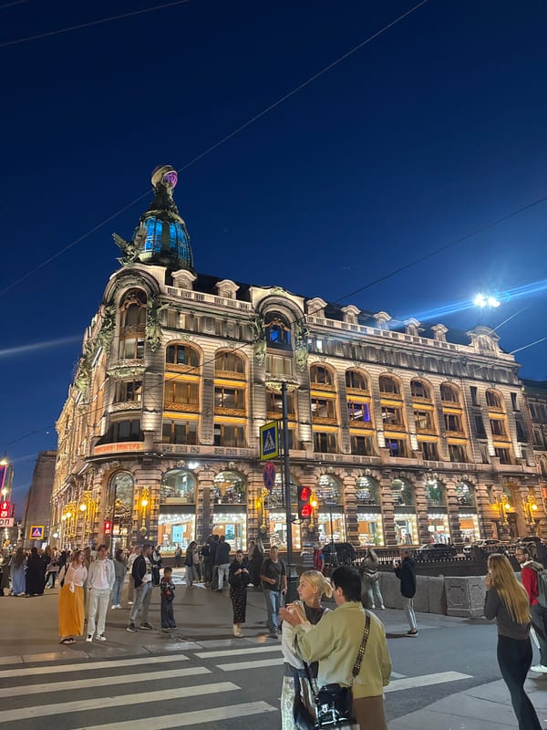 Evening stroll along Nevsky Prospekt, Saint Petersburg's landmark mile