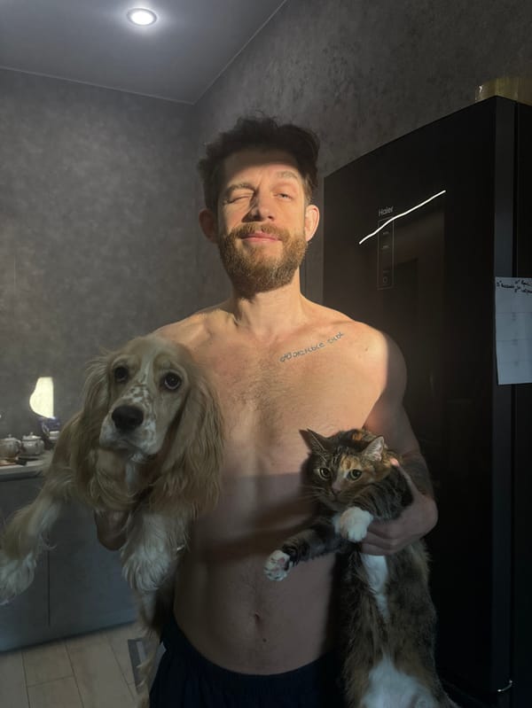 Pet owners share quiet moments with animals in Saint Petersburg