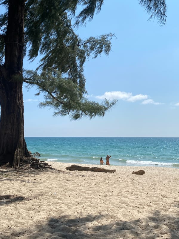 Morning beach documentation in Choeng Thale, Thailand
