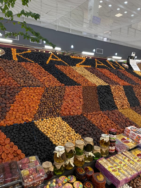 Daily life scenes documented across Kazan markets and streets