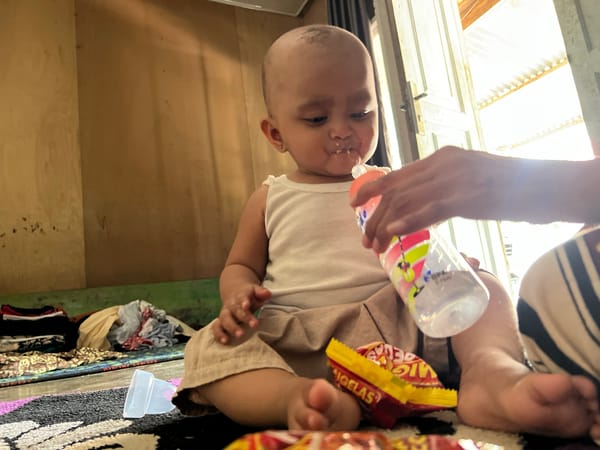 Family life moments in Lhokseumawe, Indonesia