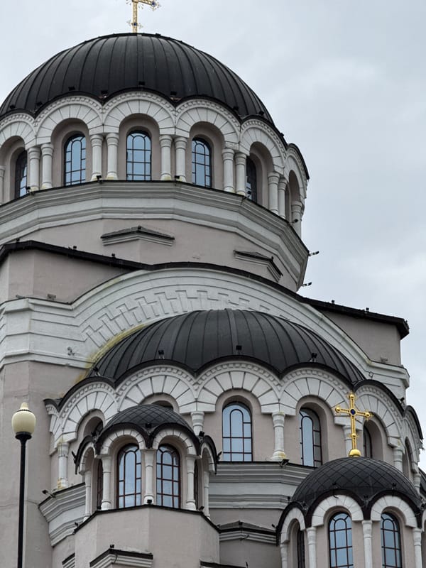 Spring morning scenes captured at Russian Orthodox sites, Sochi region