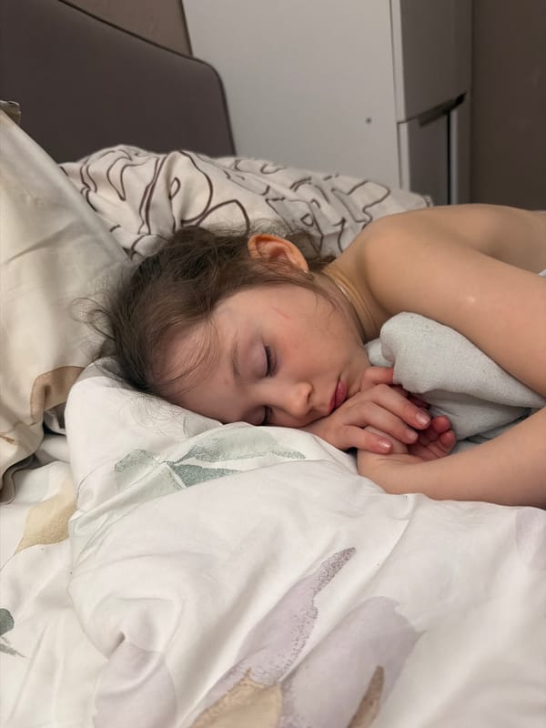 Child photographed sleeping in Perm, Russia home