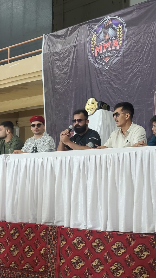 MMA Press Conference Held in Quetta Gymnasium