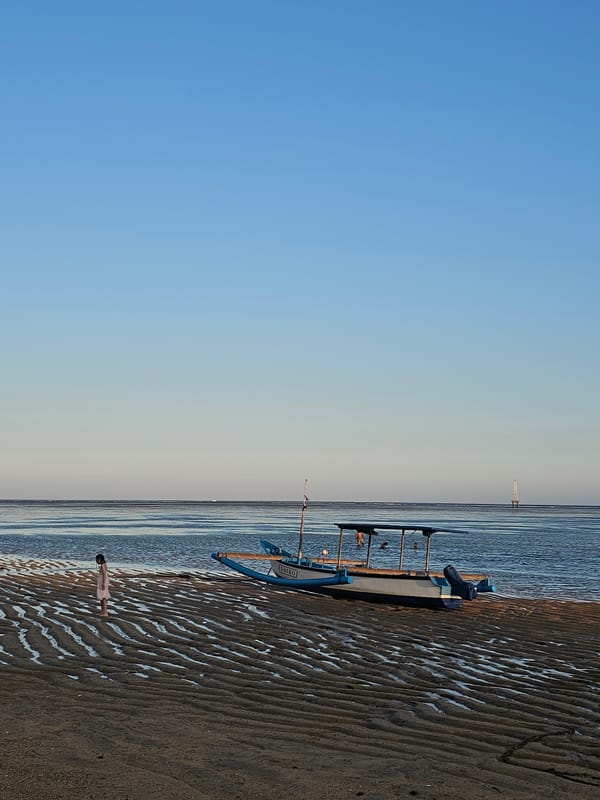 Kite flying and beach scenes at Padang Galak, Denpasar