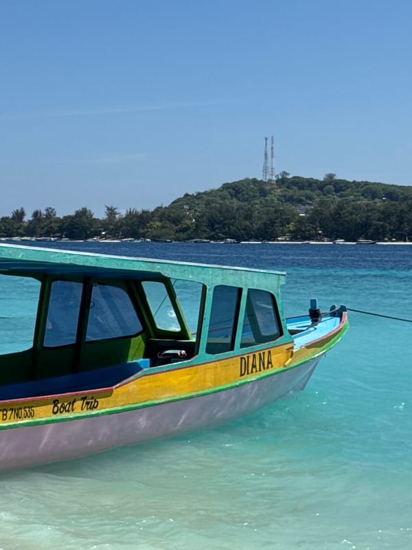 Colorful traditional boat 'DIANA' spotted in Indonesian waters